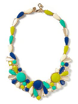 Butterfly Statement Necklace - Multi color