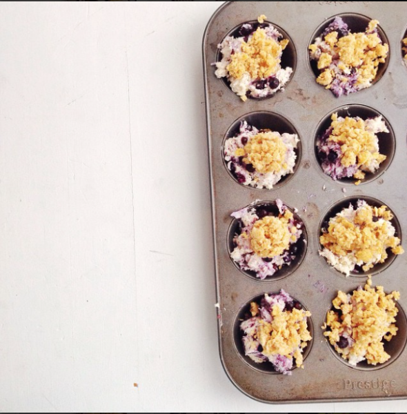 Ovenly's Blueberry Cornflake Muffins