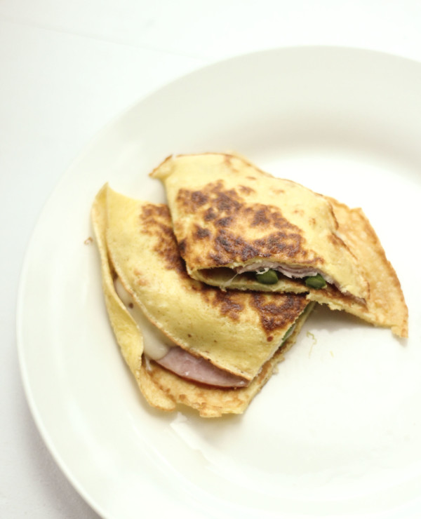 Crepes with Ham, Cheese & Asparagus | RoastedMontreal.com