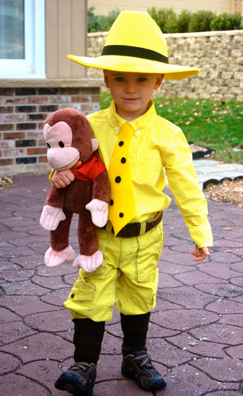 Curious George and The Man with the Yellow Hat Costume