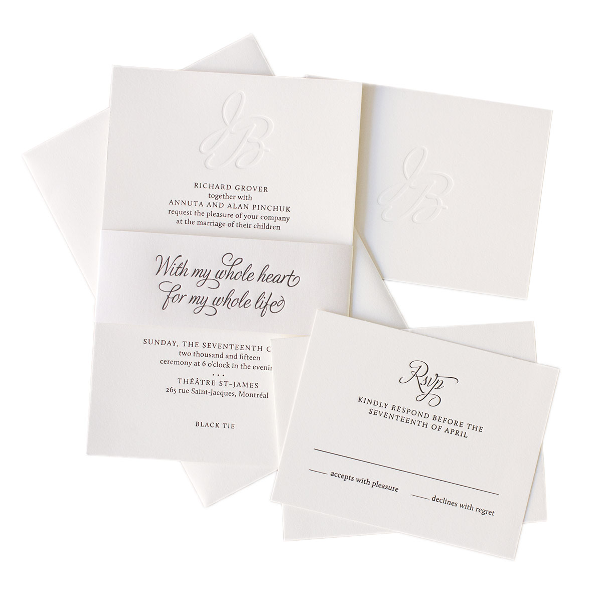 Wedding Invitation Wording & 417 Press| RoastedMontreal.com