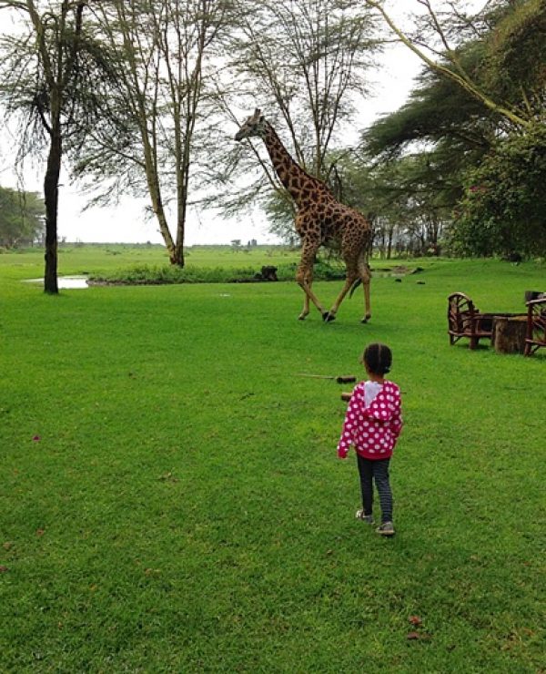 Travelling with Toddlers: Tara in Kenya